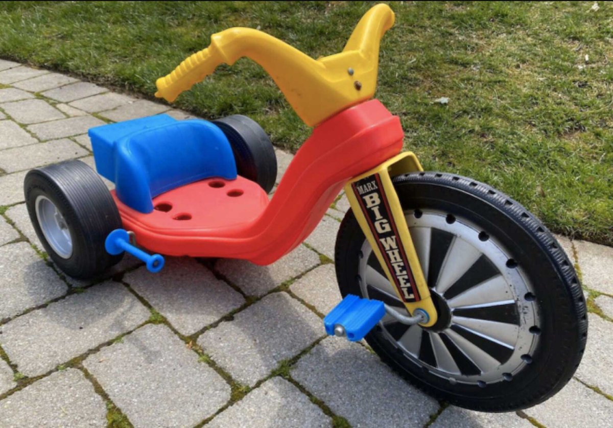 Who rolled around the neighborhood on one of these?
