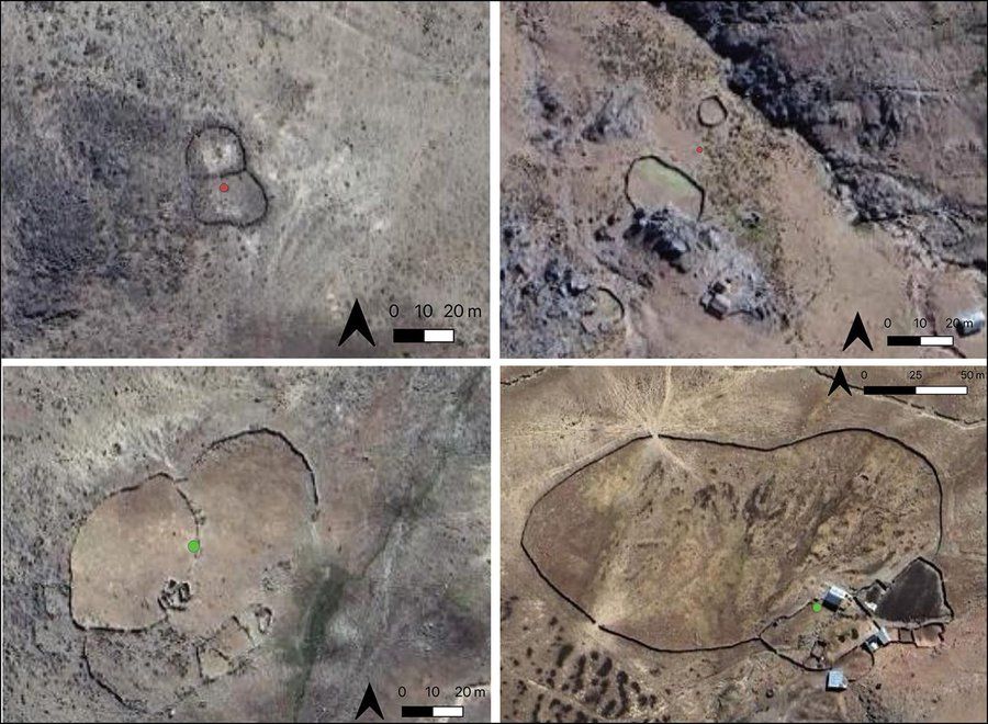 How did colonisation impact farming in the Andes? Aerial photographs of pastoralist infrastructure from Huancavelica (🇵🇪) show that the majority grew up near to colonial settlements. Colonial developments clearly still have a big impact on Peru. 🆓 buff.ly/3vmH47k