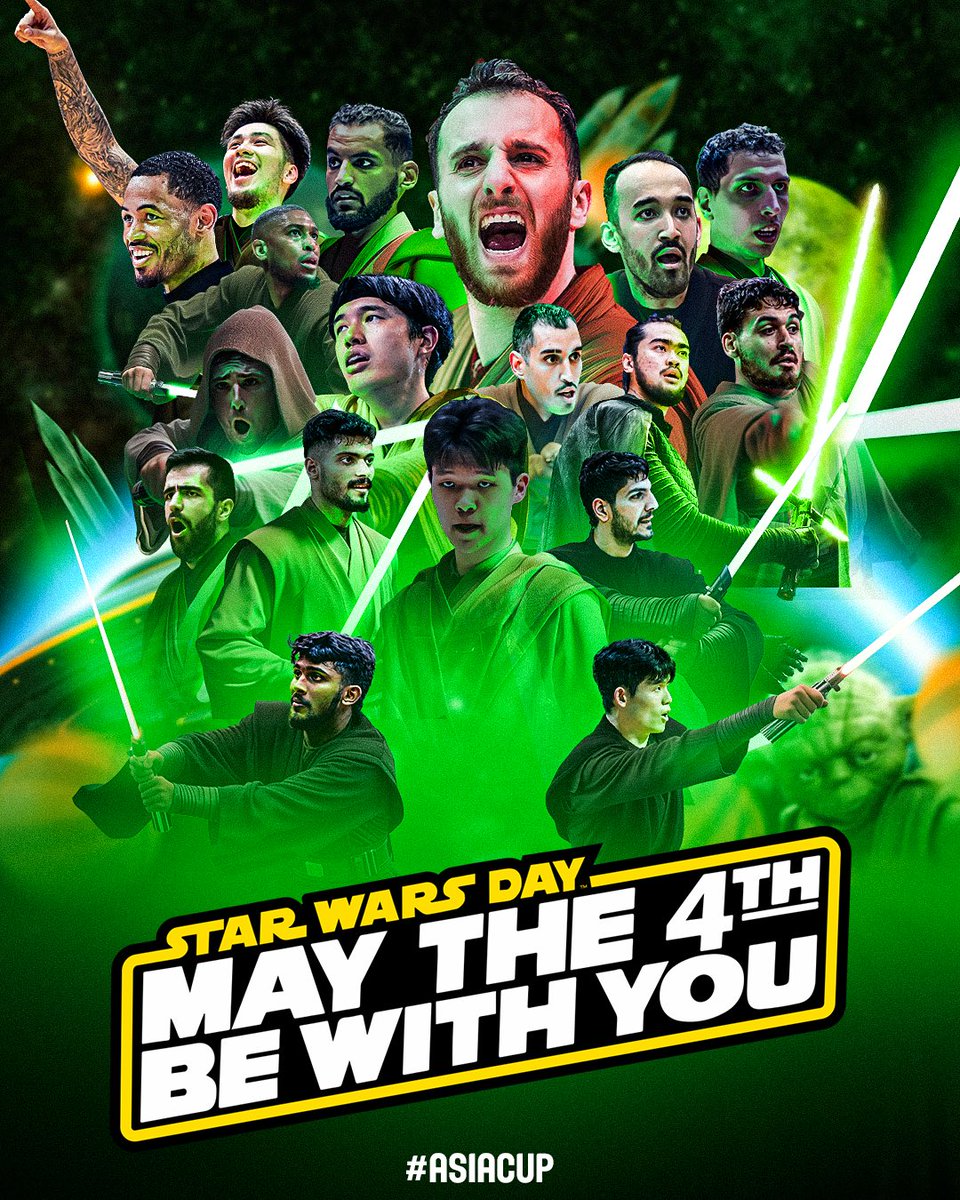 Heroes of their own story ⚔️ #AsiaCup | #StarWarsDay