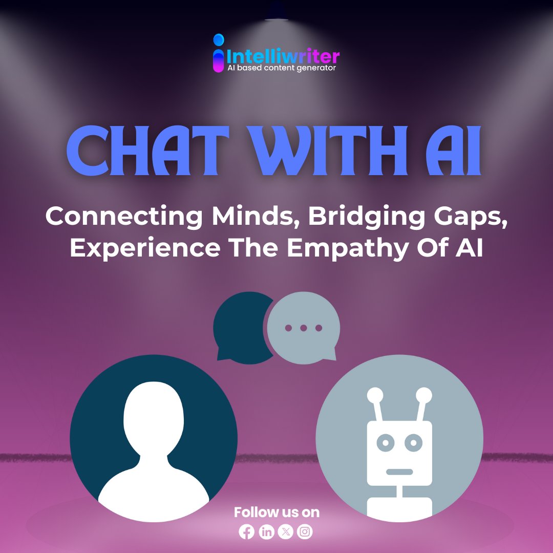 With Chat With AI, you can:

Engage in meaningful conversations with an AI companion that understands and responds to your needs.

Collaborate effortlessly on projects, brainstorm ideas, and get instant feedback.

intelliwriter.io
#Intelliwriter #AIbasedcontentgenerator