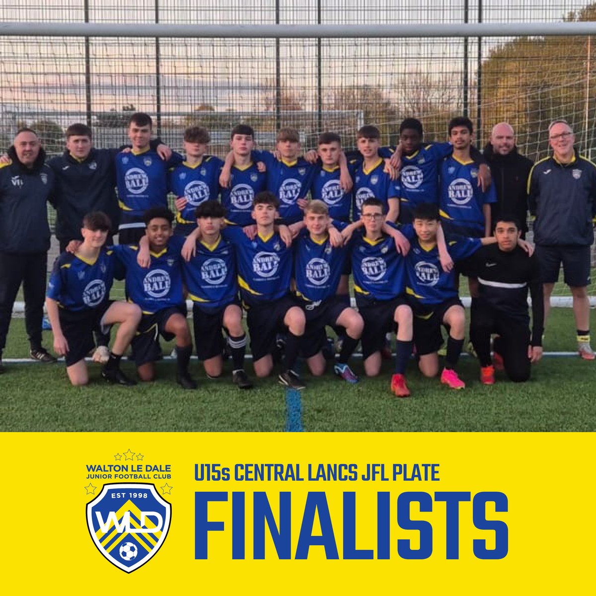 1️⃣ week to go!!! Having already secured the league title, our U15s have made it to their cup final for the second year running too! We'll be right behind them as they look to pull off a historic double next Sunday... Good luck lads! 💛🏆✊