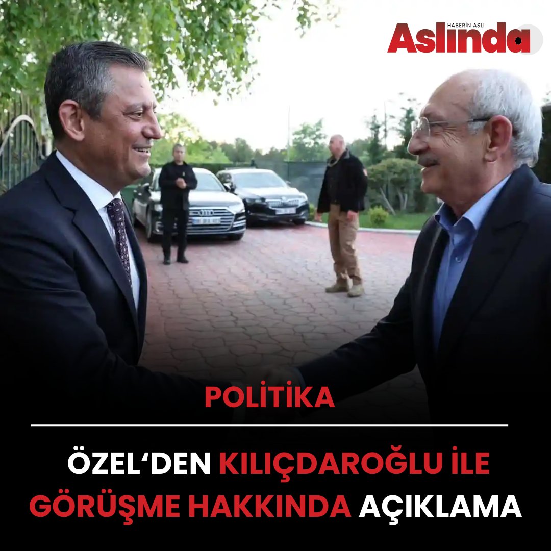 🗣️Özgür Özel: Kemal Kılıçdaroğlu ile çok keyifli bir sohbet oldu 🗣️Özgür Özel: Hem Sayın Meclis Başkanı hem de Sayın Cumhurbaşkanı ile yaptığım görüşmeyle ilgili kendisine bilgi verdim aslinda.com/ozgur-ozelden-…