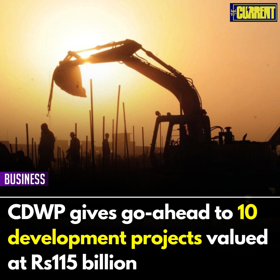 In a key meeting held on Friday, the Central Development Working Party (CDWP) approved a total of 10 development projects, with an overall cost of Rs115.458 billion. Read more: thecurrent.pk/cdwp-developme… #TheCurrent #CDWP