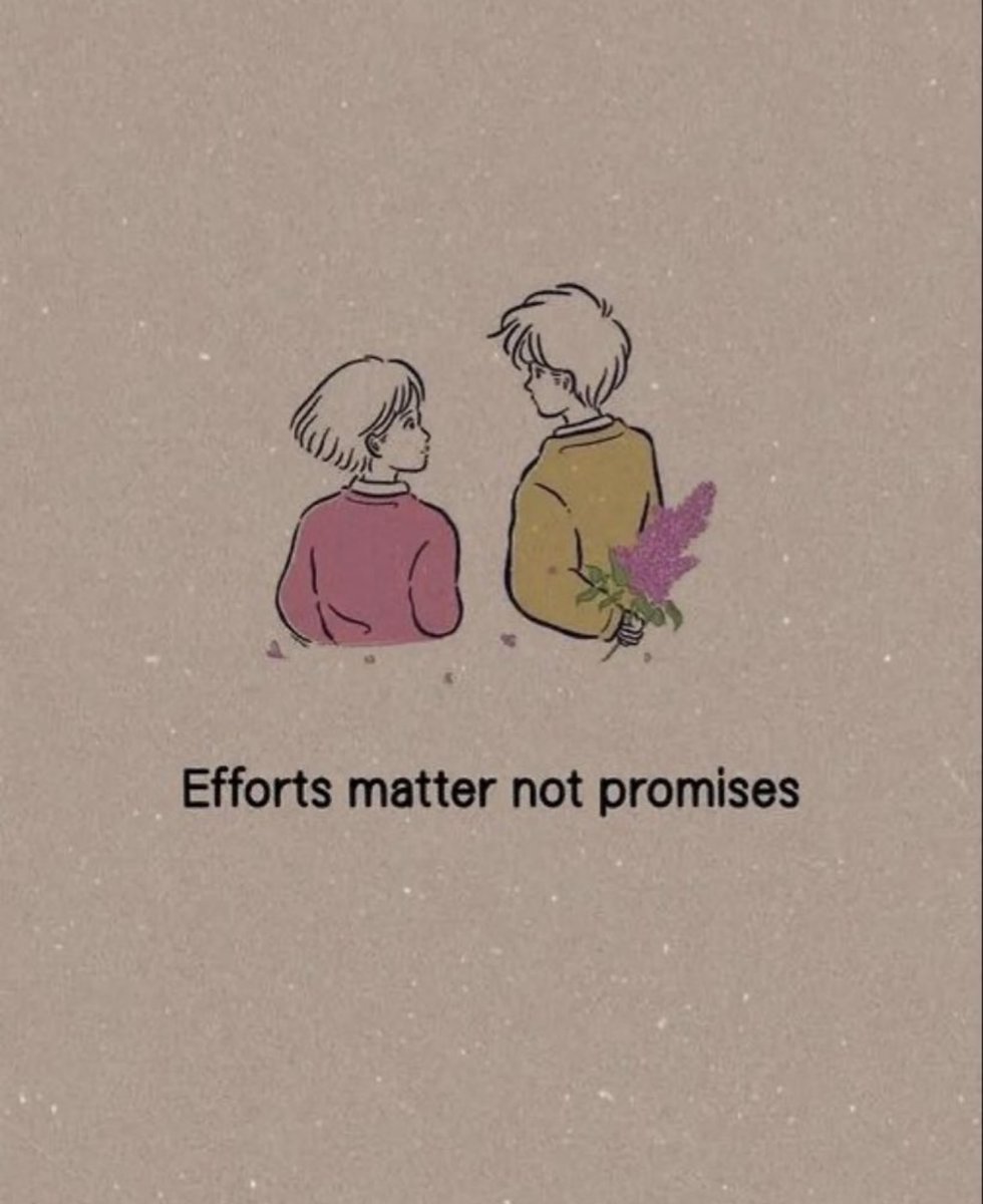 Effort >>>> promises