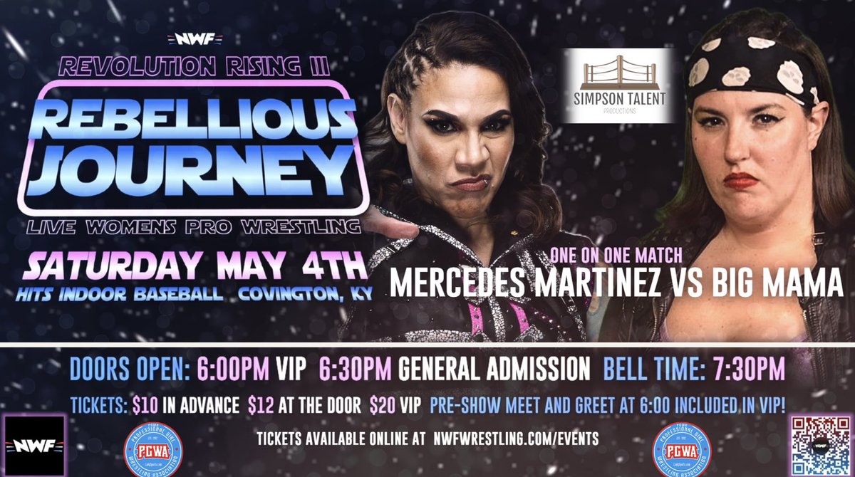 Tonight is the night @nwf_wrestling and Big Mama Is going to make a statement tonight! @realmmartinez and I are going to the limit! #womenswrestling