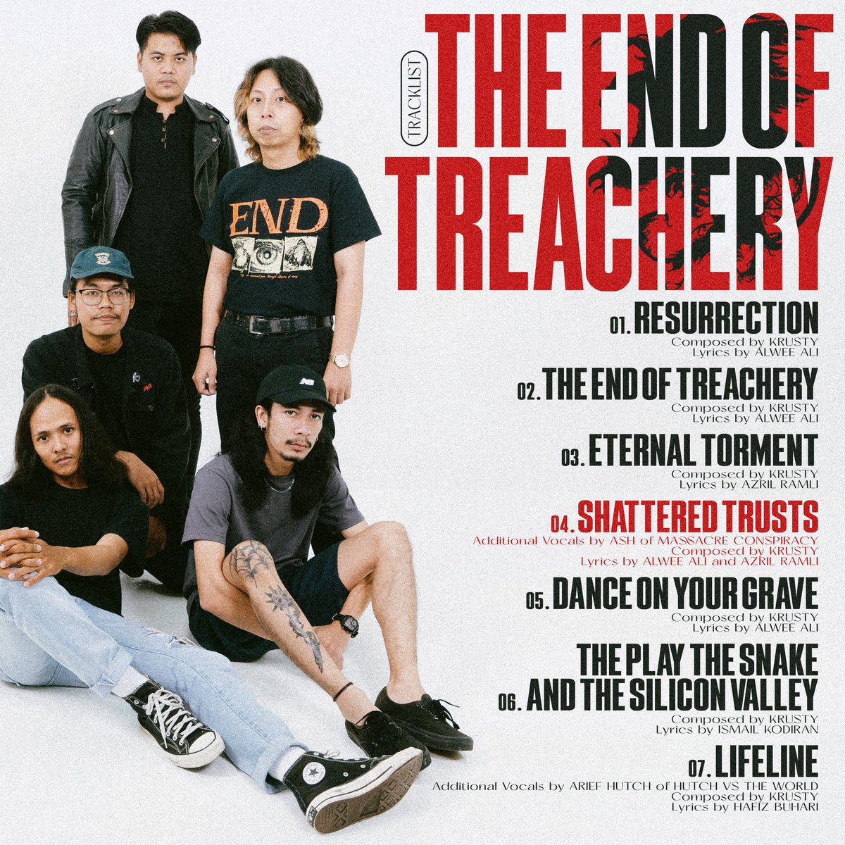 We are proud to announce and unleash our highly anticipated 2nd album, 'The End of Treachery'. This album is set to release worldwide on May 18th, 2024, available at all major streaming platforms.