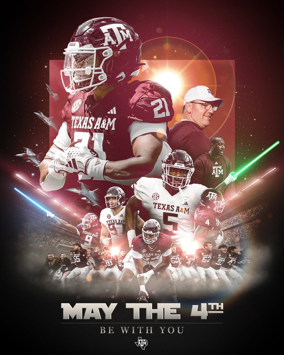 Happy #StarWarsDay to all who celebrate. #Maythe4thBeWithYou #GigEm
