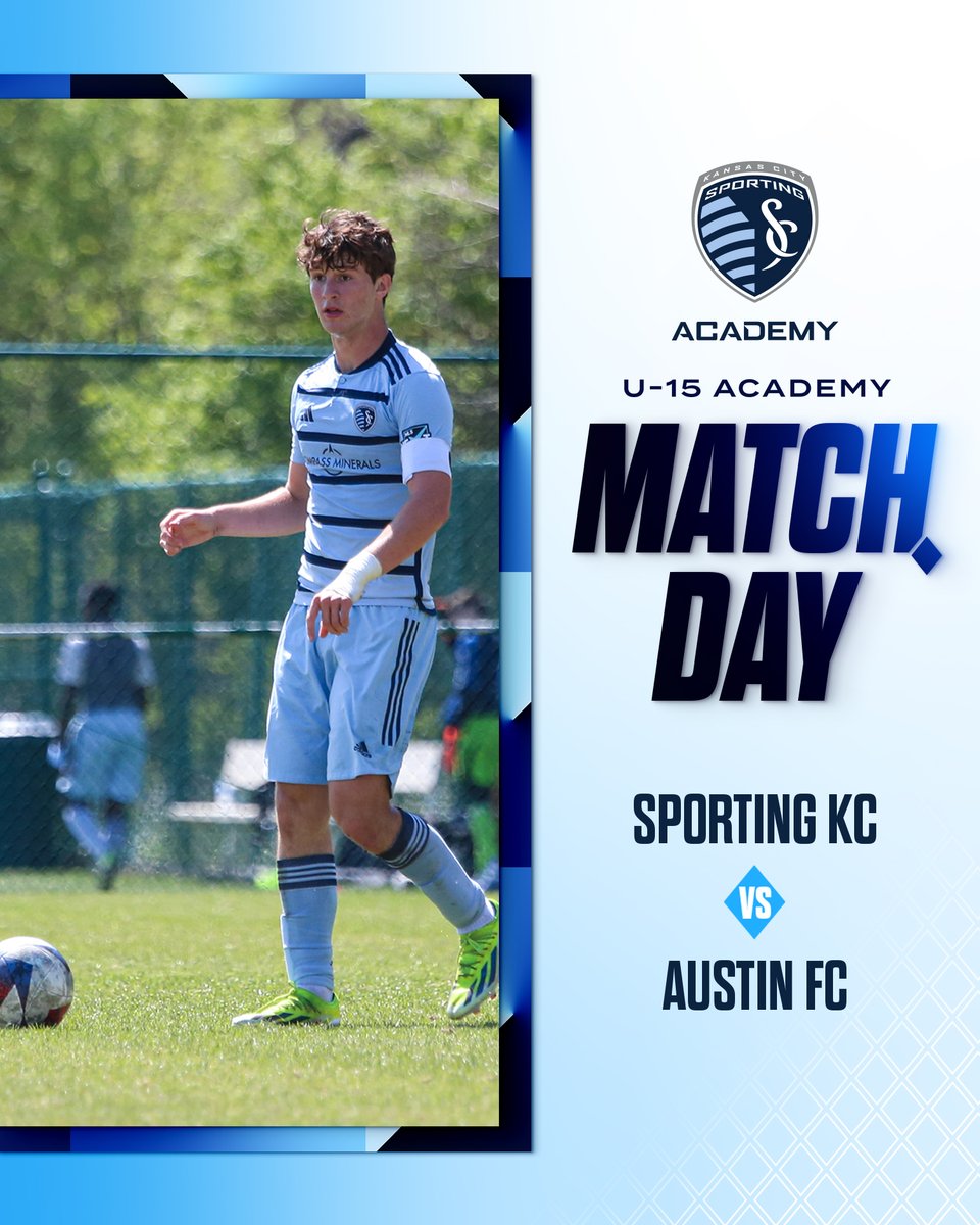 Our final matches before #MLSNEXTFest... Our U-17s and U-15s host Austin FC at Swope Soccer Village today before heading to Maryland next Friday for Flex! #SportingKC | @MLSNEXT