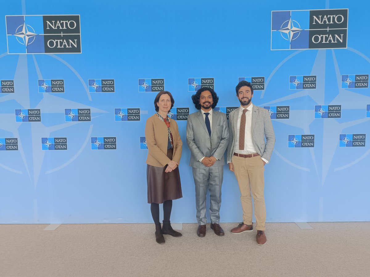 Thrilled to have recently visited the NATO HQ in Brussels & had the privilege of meeting Mr. Pietro De Matteis @PietroDeMatteis & Ms. Barbora Maronkova , Public Diplomacy Division. Our discussion delved into NATO's evolving engagements in the Indo-Pacific.

#NATO #IndoPacific