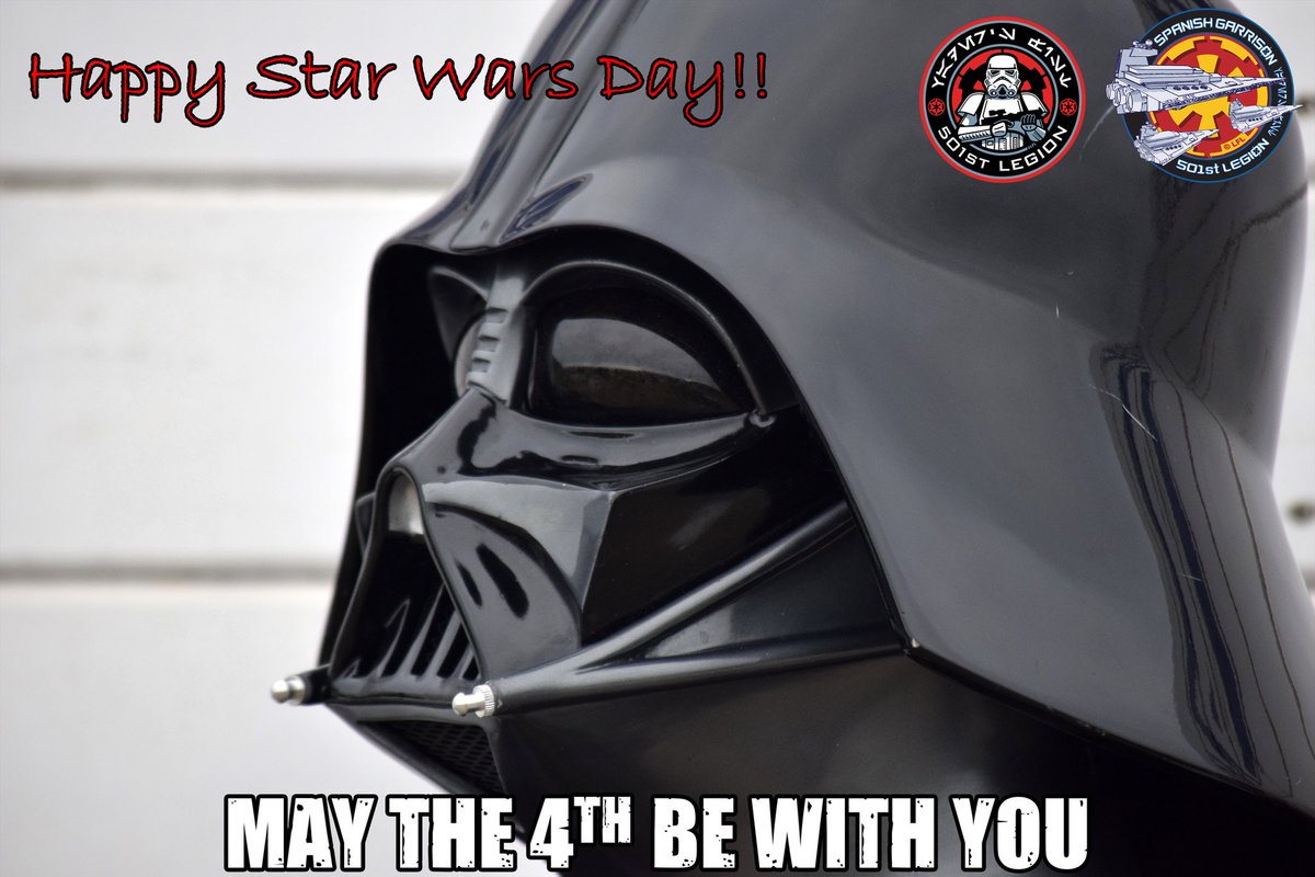 Hoy celebramos el #maythe4thbewithyou! Feliz día mundial de Star Wars!! 🥰 #501stlegion #SpanishGarrison #BadGuysDoingGood #starwars