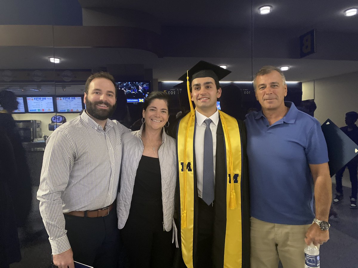 So proud of you Joe! Proud to be a Michigan Mom and Auntie! This family bleeds blue! 💙💛💙#UM2024 #MGoBlue #MGoGRAD
