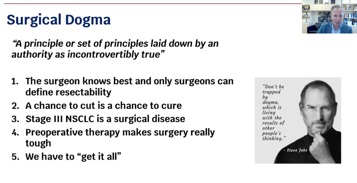 This was a fun talk! nam04.safelinks.protection.outlook.com/?url=https%3A%… Surgeons too often get caught up in dogma. It is healthy to reconsider what we think to be true. @VuMedi @IDEOlogyHealth @TLCconference #TexasLung24