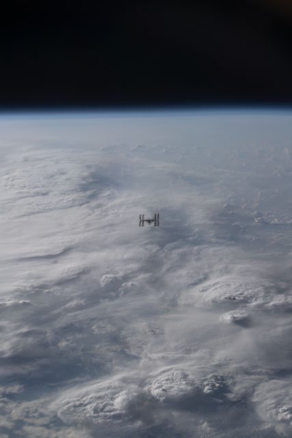 It’s giving TIE Fighter. The International Space Station (@iss) is channeling the force with this image capturing the station giving its best Star Wars impression. Happy #StarWarsDay!