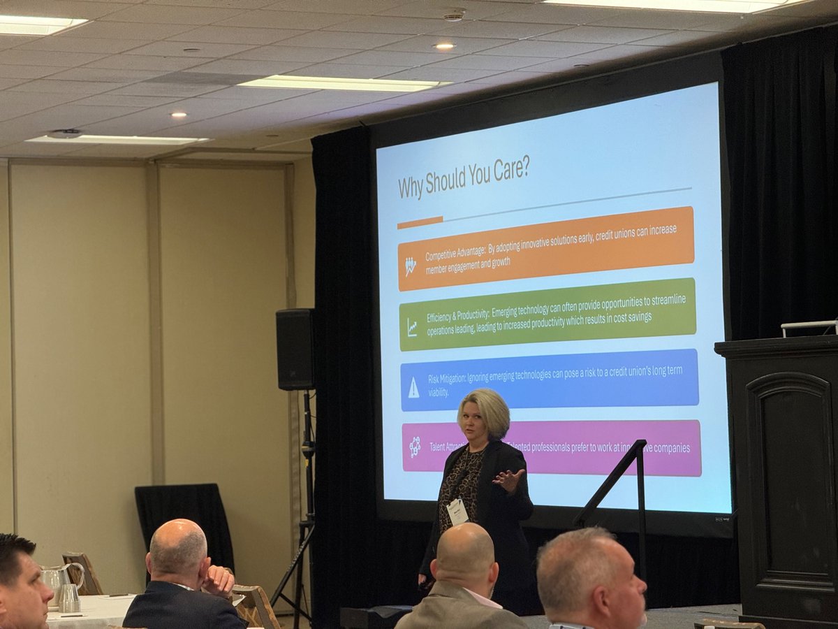 We are kicking off day two of CU Accelerate with Becky Reed as she dives into cultivating a culture of #innovation, and how she did it. There are more can’t miss sessions today! #ACCELERATE24