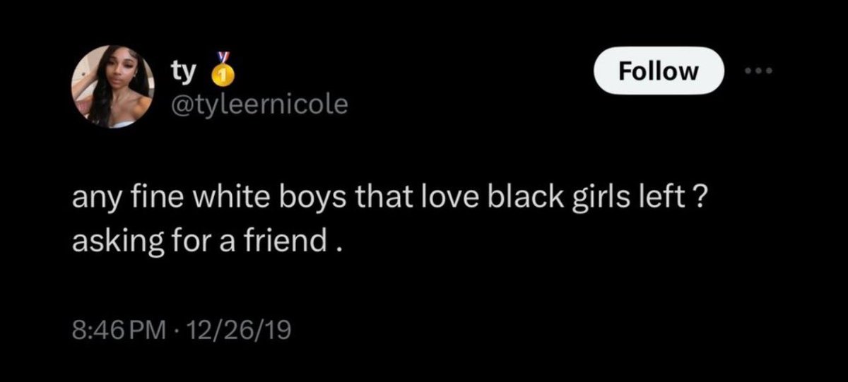 You just don’t like black men. Has nothing to do with the hood 🐤🧠