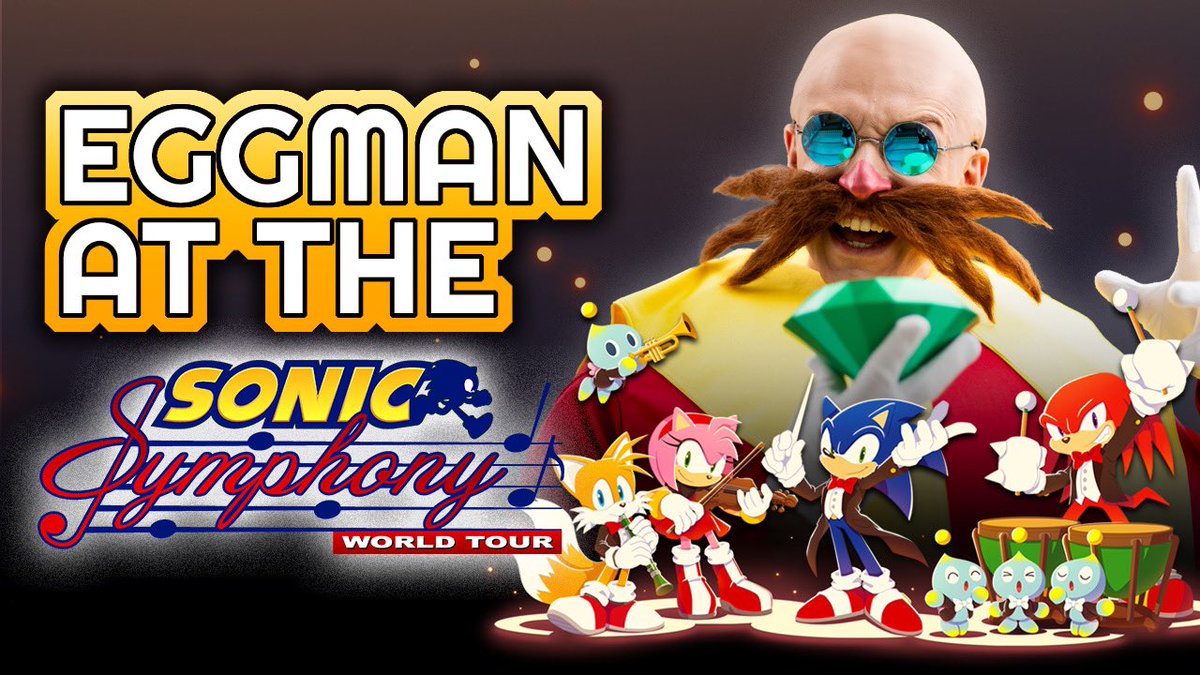 New Video! Eggman attends the @sonicsymphtour and takes you behind the scenes! 
youtu.be/v0Oa1tuFrak

#Sonic #SonicSymphony #Eggman 
#SonictheHedgehog 
@MGPLiveNYC @ShotaNakama