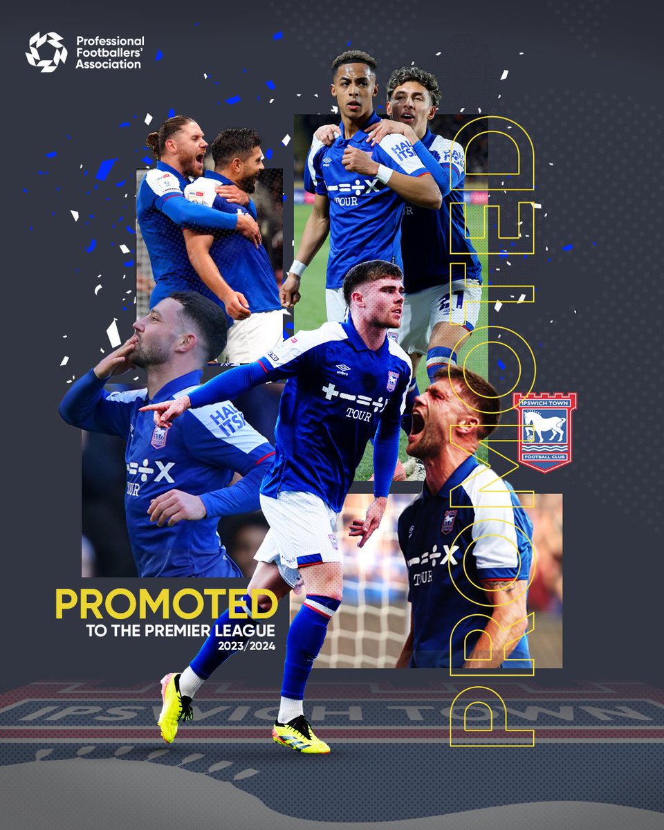 Consecutive promotions and Ipswich Town are Premier League! Incredible achievement 🆙👏