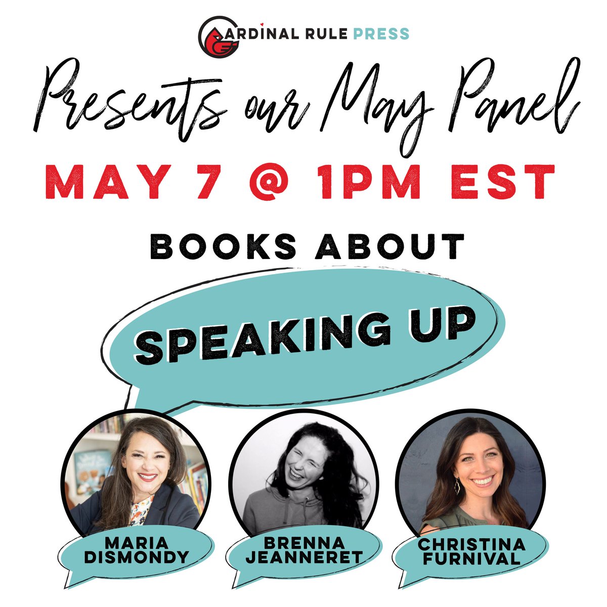 It's my first PANEL!! May 7th @ 1:00 PM EST- #teachers #librarians #Parents and #caregivers Join me as we discuss Books About Speaking Up/Choice. Classrooms welcome! Learn more here: bit.ly/44p0lSz