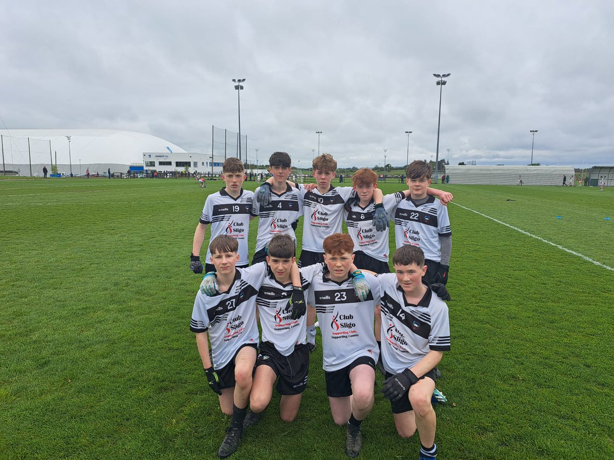 Our @sligogaa u14 lads took part in @ConnachtGAA sean purcell 7 a side today. Young lads first time to wear the county colours. Loads of great football on display and extremely will run by cian o dea and cathal cregg. 👏👏🏐🏐
