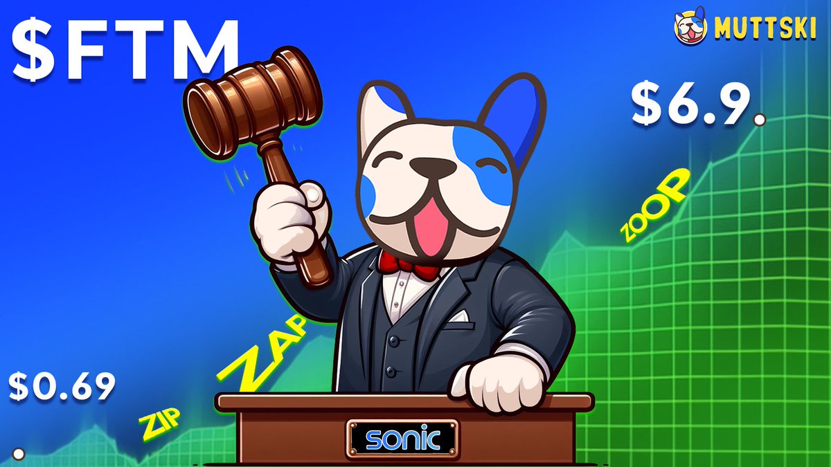 Some lines of my weekly TA and $FTM about to kill a zero with 0.69$ in Zip Zap and Zoop. Are you max bidding with me on Fantom? 
This month we approach the #SonicSeason wave🐶
#MaxBidding #Memes