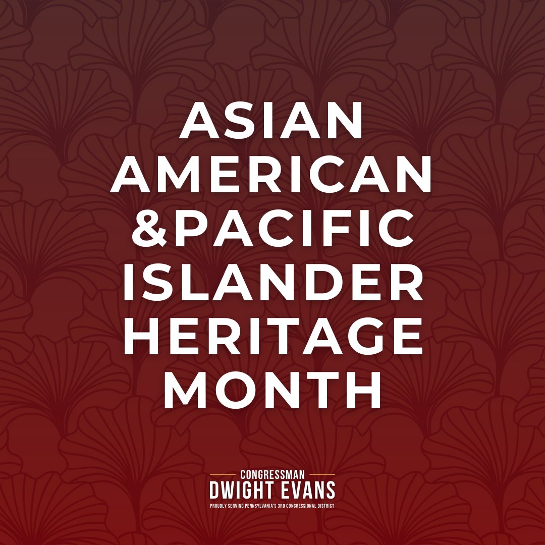 Happy Asian American & Pacific Islander Heritage Month! The contributions of the AAPI community are essential to not only Philadelphia but our entire nation, and we must continue to stand together against anti-AAPI hate.