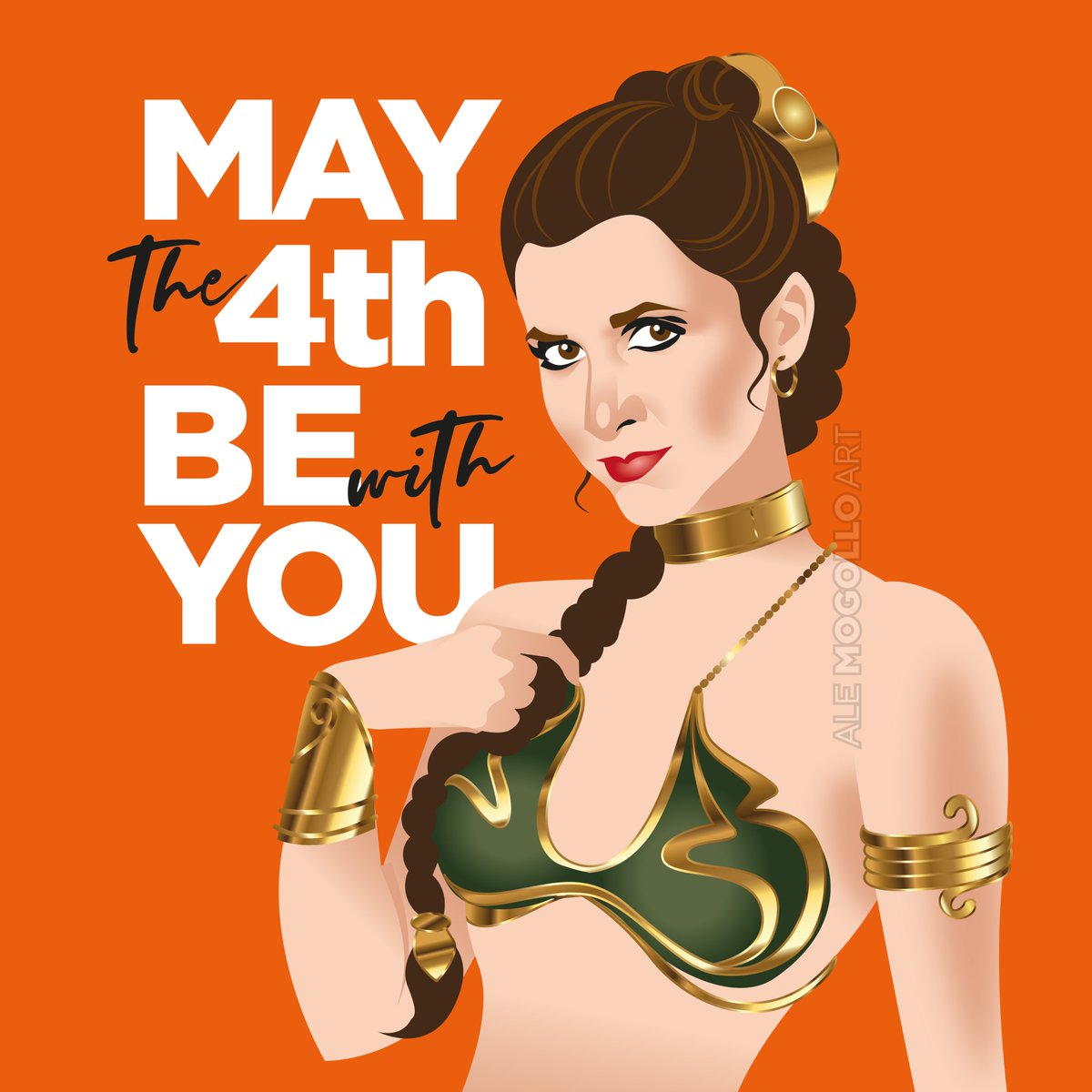 May the 4th be with you!
#carriefisher #princessleia #starwars #fanart #maythe4thbewithyou #alejandromogolloart