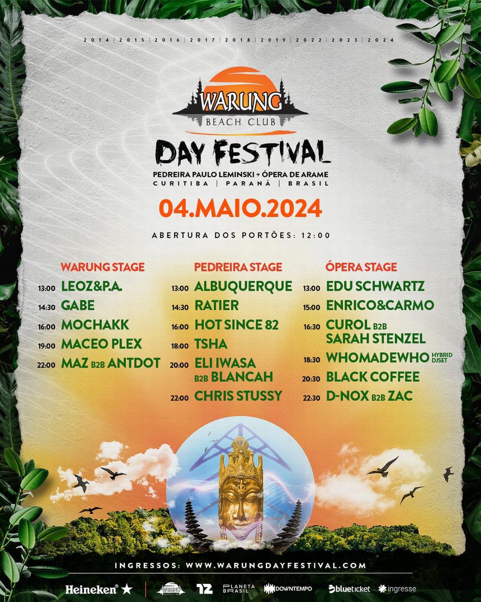 Hoje é o dia! Dia de música, dançar, curtir, e estar com amigos no melhor festival do Brasil. #warungdayfestival
