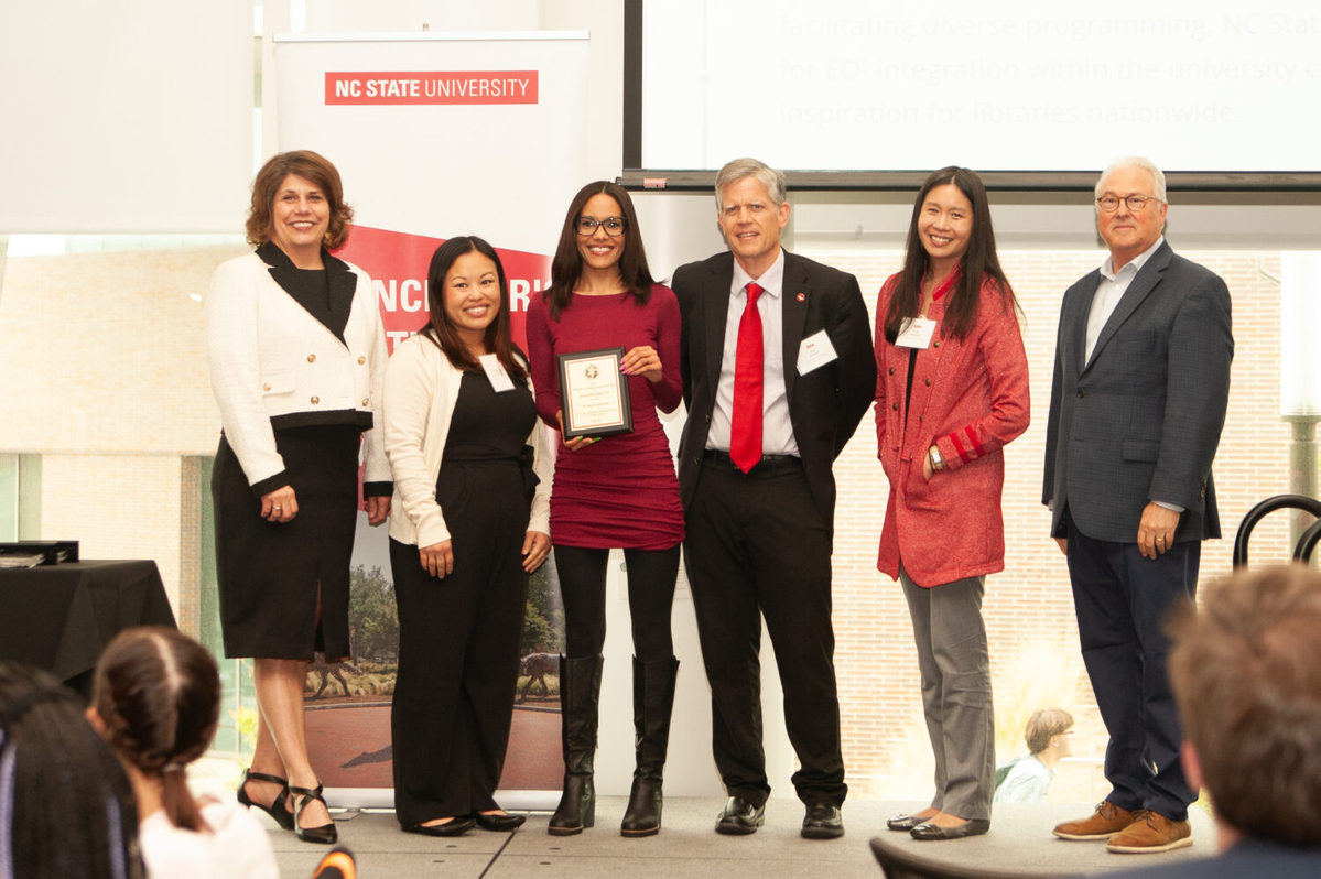 The Libraries was recognized with a Chancellor’s Creating Community Award at the Office of Institutional Equity and Diversity’s 18th annual Recognizing Excellence in Diversity (RED) Event! lib.ncsu.edu/news/main-news…