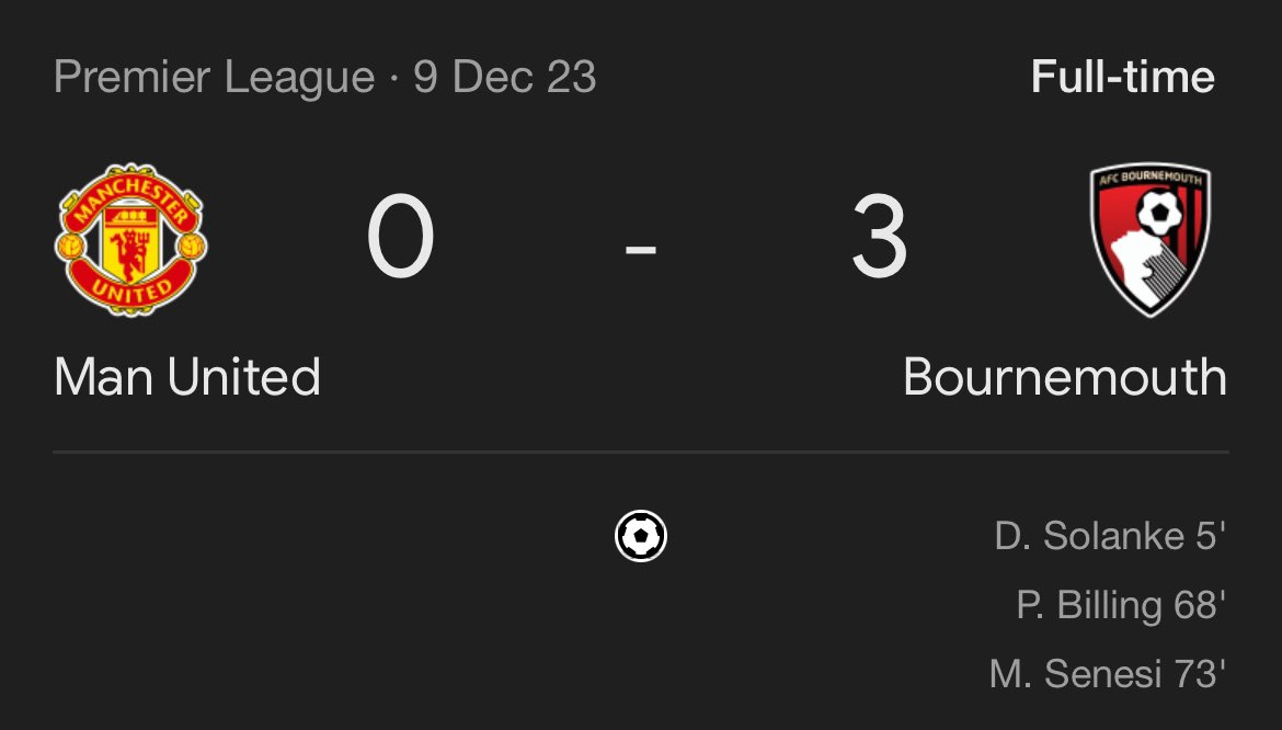 Hold that Bournemouth. Talk now