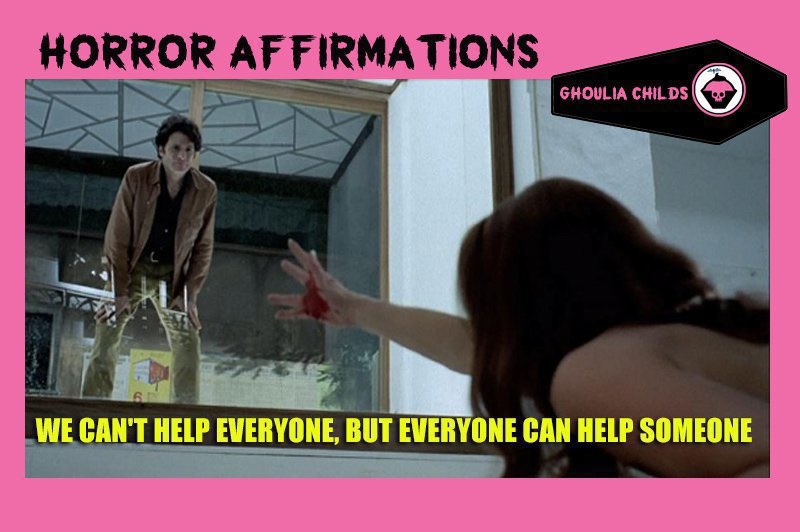 Horror Affirmations: WE CAN'T HELP EVERYONE, BUT EVERYONE CAN HELP SOMEONE. (The Bird with the Crystal Plumage 1970)