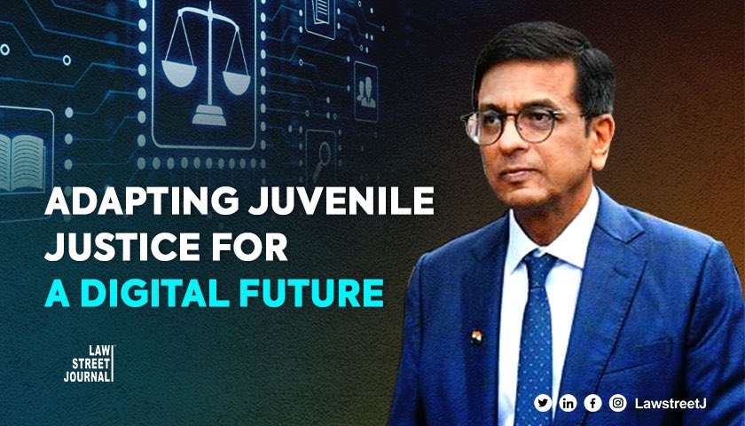 #CJIChandrachud stresses need for best international juvenile justice practices to tackle rising digital crimes among minors. Emphasizes digital literacy and responsible online behavior. @jhanaktweets | @MLJ_GoI Read full: rb.gy/lg9mq5