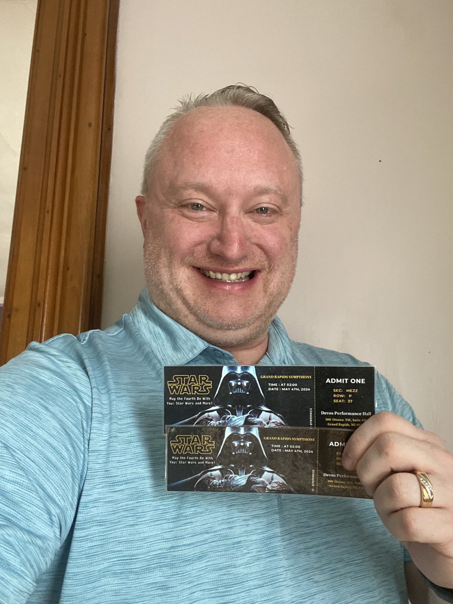 My youngest daughter is taking us to a May the 4th Star Wars concert today! How fantastic!
<a href="/starwars/">Star Wars</a>