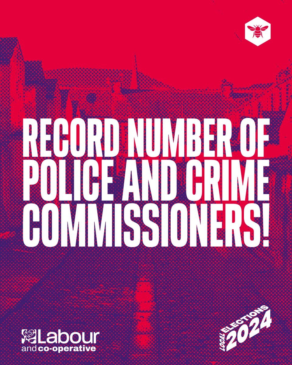 🚨 RECORD BREAKING: The Co-operative Party has a record number of Police and Crime Commissioners. Congratulations to all of our fantastic Police and Crime Commissioners!