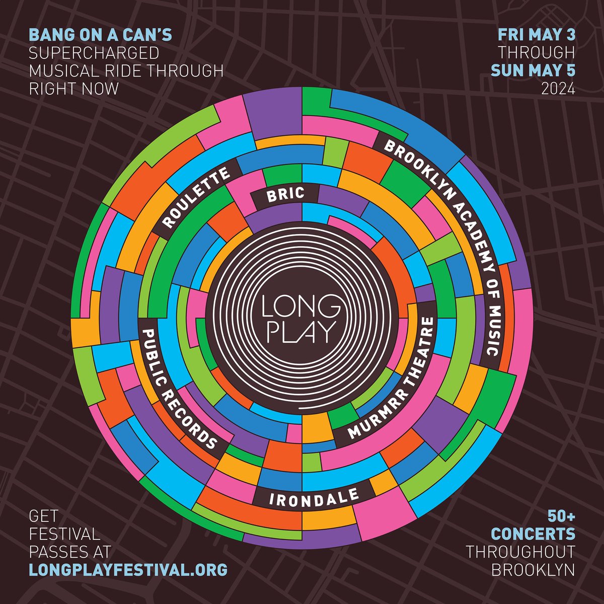 Hello NYC! First of our two appearances @bangonacan #longplay2024 is tonight 9pm @Roulette_NYC Performing @AnnaHMeredith bangers from our album Nuc! ♥️💙💜💛🖤💚🧡