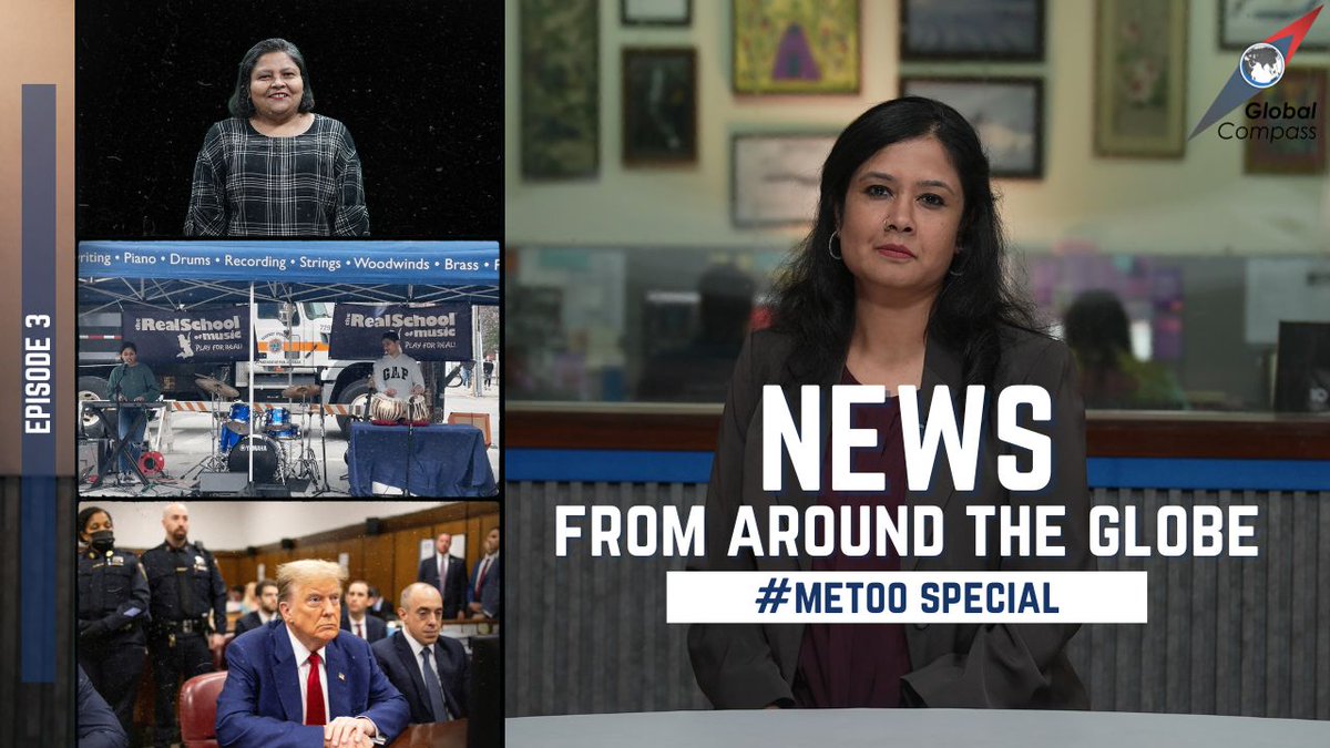 🌐 News From Around The Globe - #MeToo Special ➡️ Urvashi Basak, Supreme Court lawyer ➡️ On 'Global Compass' with @neelanjana01 ➡️ Premiere on May 5, at 10 am IST @nitingokhale @s_jkr @SuryaGangadha13 @amitabhprevi