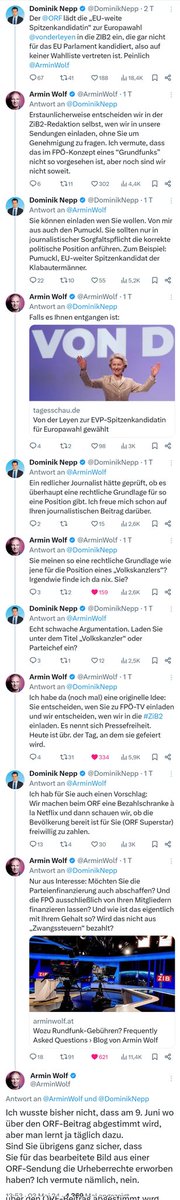 Der Herr Nepp verucht sich auf geistigem Niveau duellieren, ist aber leider unbewaffnet. Es ist recht erheiternd zu lesen. Einfach draufklicken und nach oben scrollen. Eine Dekonstruktion in 11 Tweets.
#FPÖ #Neppotismus