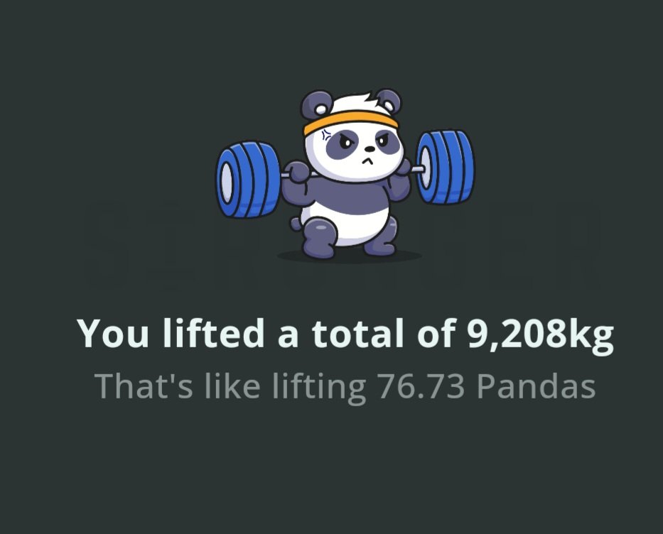 weekerwaffles's tweet image. Oh and pandas in the #Gym #backworkout