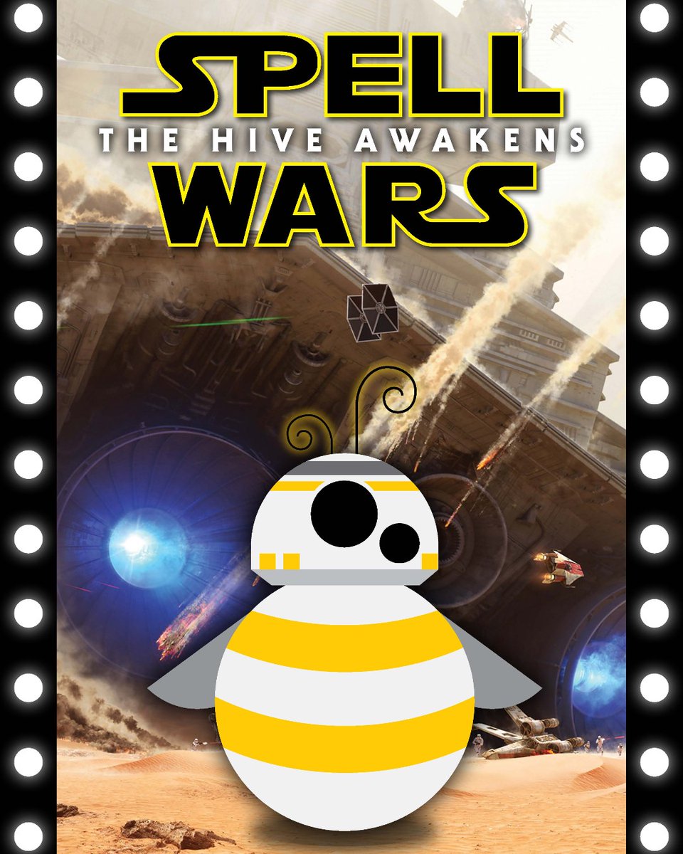 'Luke, I am your Queen Bee.' On this Star Wars Day, imagine a galaxy far, far away where spelling conquers all! May the fourth bee with you. #beemovies #maythefourth