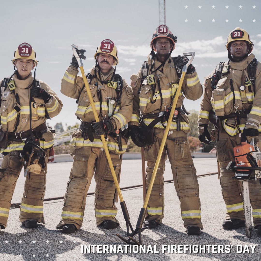 It is International Firefighters' Day! We salute these heroes who stand strong in the face of danger. Their dedication and sacrifice should always be remembered. Thank you for your bravery and for working tirelessly to protect us and our communities. #InternationalFirefightersDay