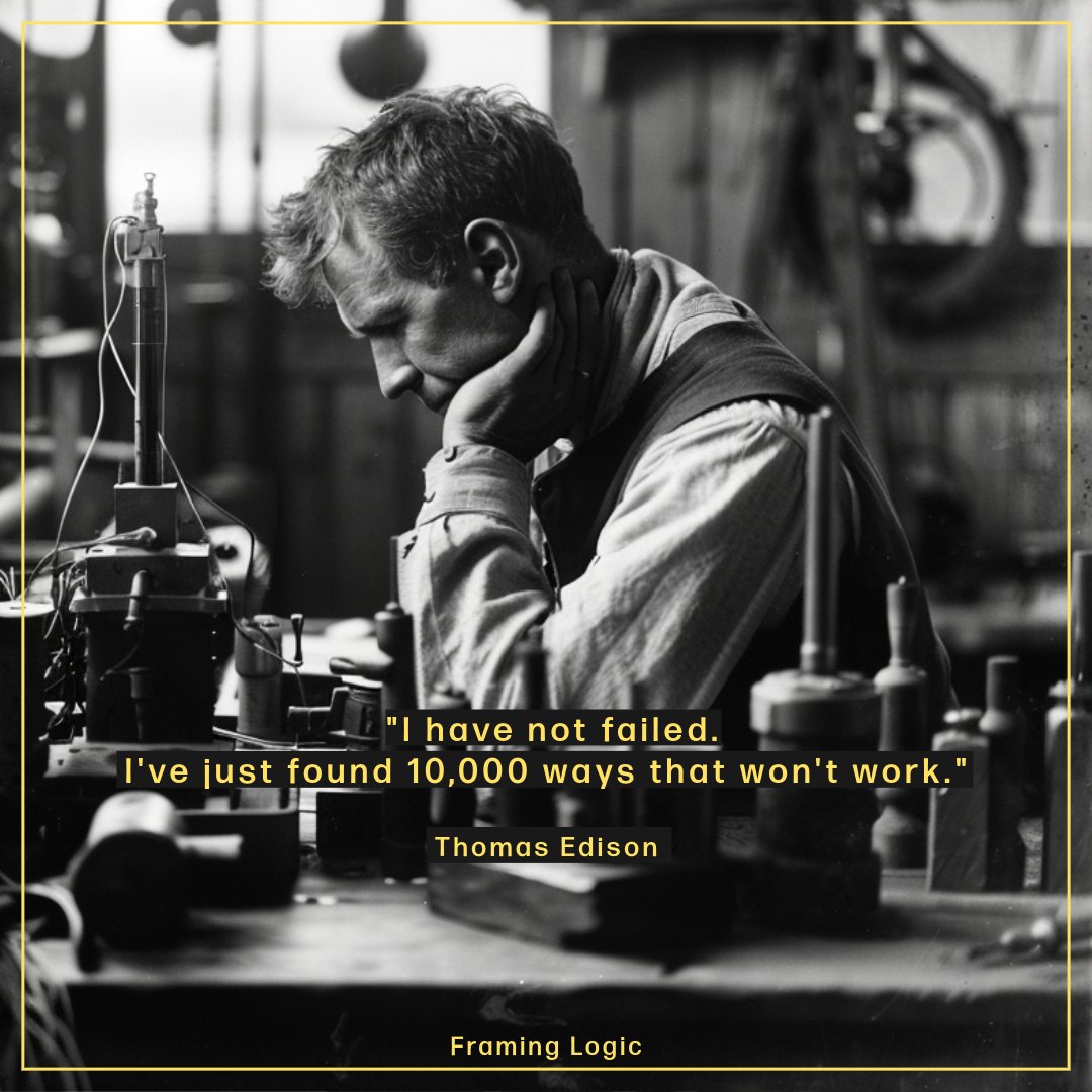 Save this quote. Seriously. Remember it. 

#hardwork #logic #criticalthinking #thomasedison #inventor