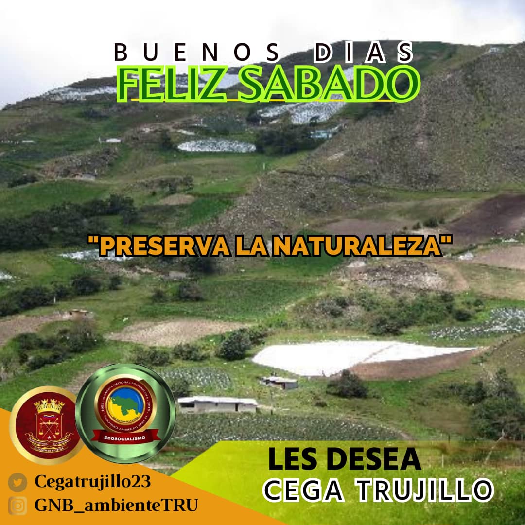 #04May. Feliz sábado les desea la Cega Trujillo.
@AmbienteGnb  @ElioEstrada18  @MinecOficial  @ZodiTrujillo23