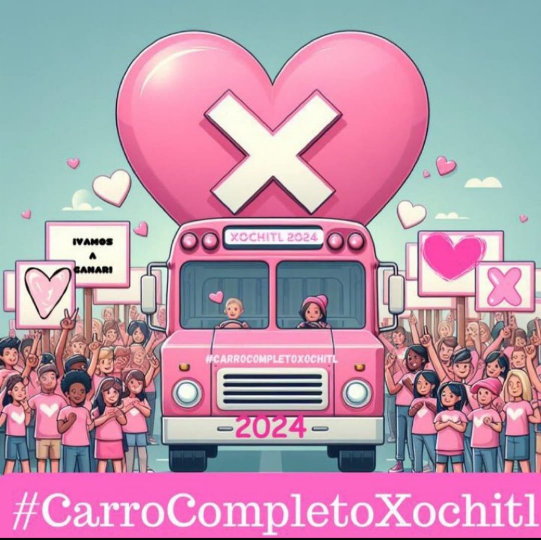Este #2junio vota por los candidatos de la coalición #FuerzaYCorazónXMéxico 
#CarroCompletoConXochitl