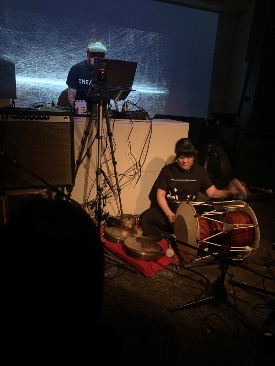 HedorahTribe's tweet photo. Tone Generator (ex-SPK) & the Body Without Organs Japan Tour
ベテラン勢のDefektro、Contagious Orgasm、Kazumoto Endo and Kaori Komura にSkinJob〜
Liveはやっぱりイイね〜
#ToneGeneratorandtheBodyWithoutOrgans
#Defektro
#ContagiousOrgasm
#KazumotoEndo #KaoriKomura
#SkinJob
#PRD https://t.co/BpBqI0DWLl