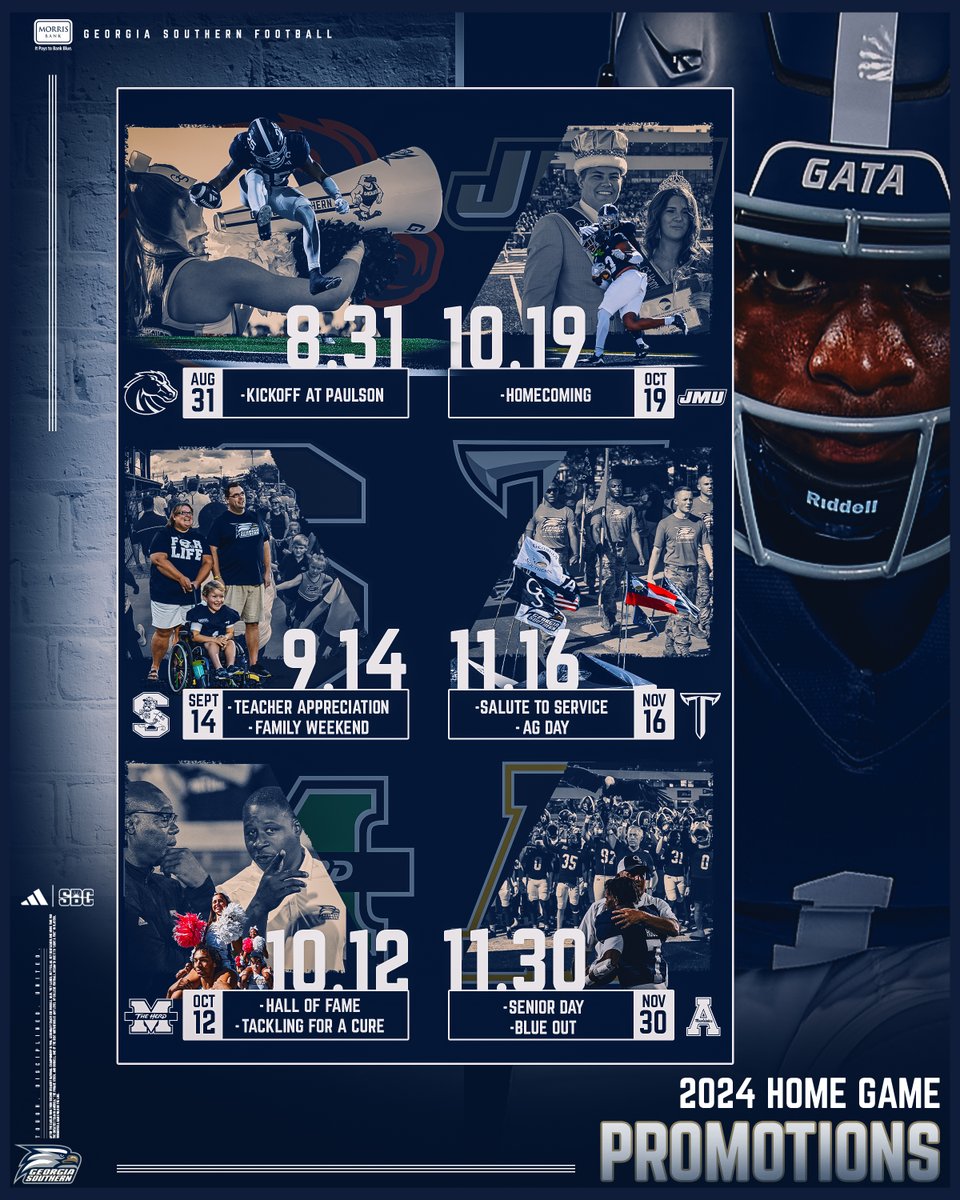 2024 Football Promotions Schedule Announced 📝 📰 bit.ly/4dshpLS #HailSouthern