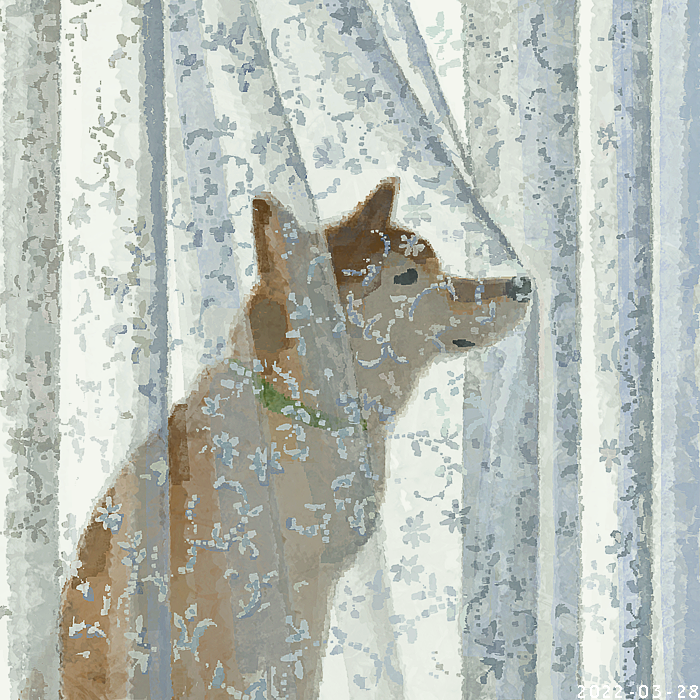 J_KMOR's tweet image. ラフと完成のやつ