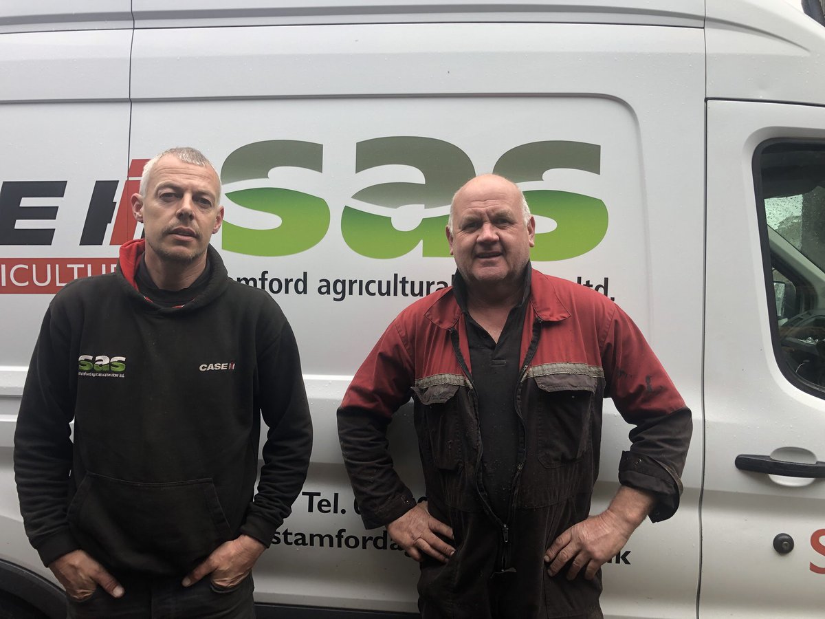 Thanks to Rob and Dan, Stamford Ag Services for keeping us going on a bank holiday. Farmers and Ag businesses rely so much on each other. @WGRural always need to remember the broad impact Sustainable Farming Scheme will have on rural economy.