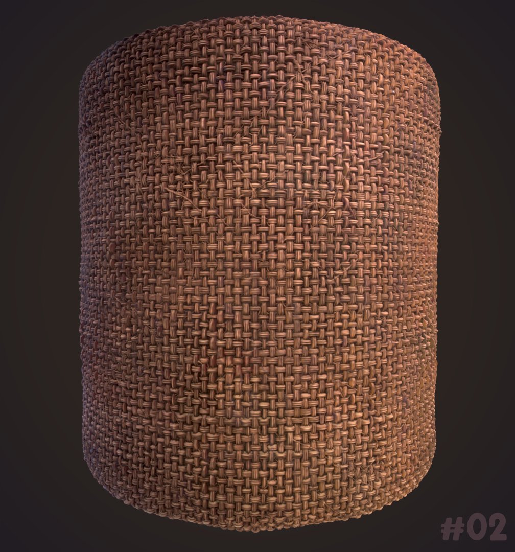 #02 - Rustic
Worked on this jute fabric.
#Mayterials #Mayterials2024 #SubstanceDesigner
