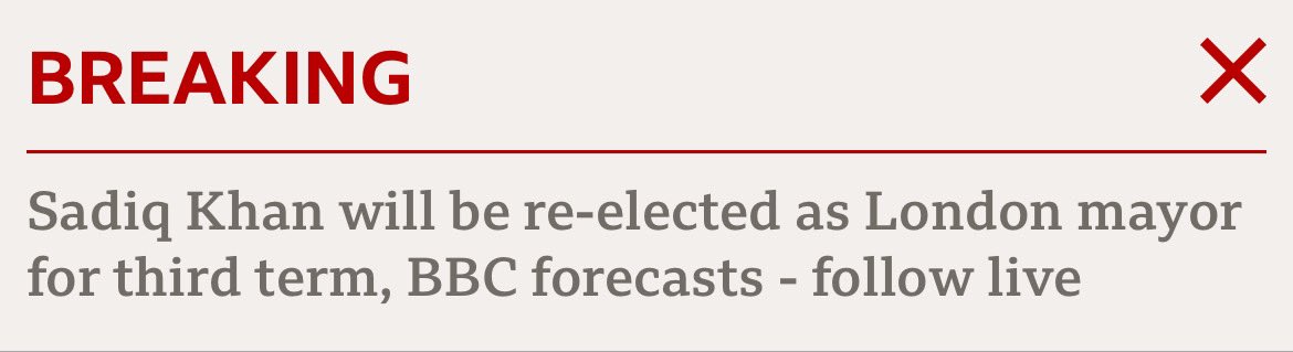 Excellent news. @SadiqKhan is not perfect - but Susan Hall certainly does not represent most Londoners’ values. I can now say that with confidence. #LondonMayoralElection