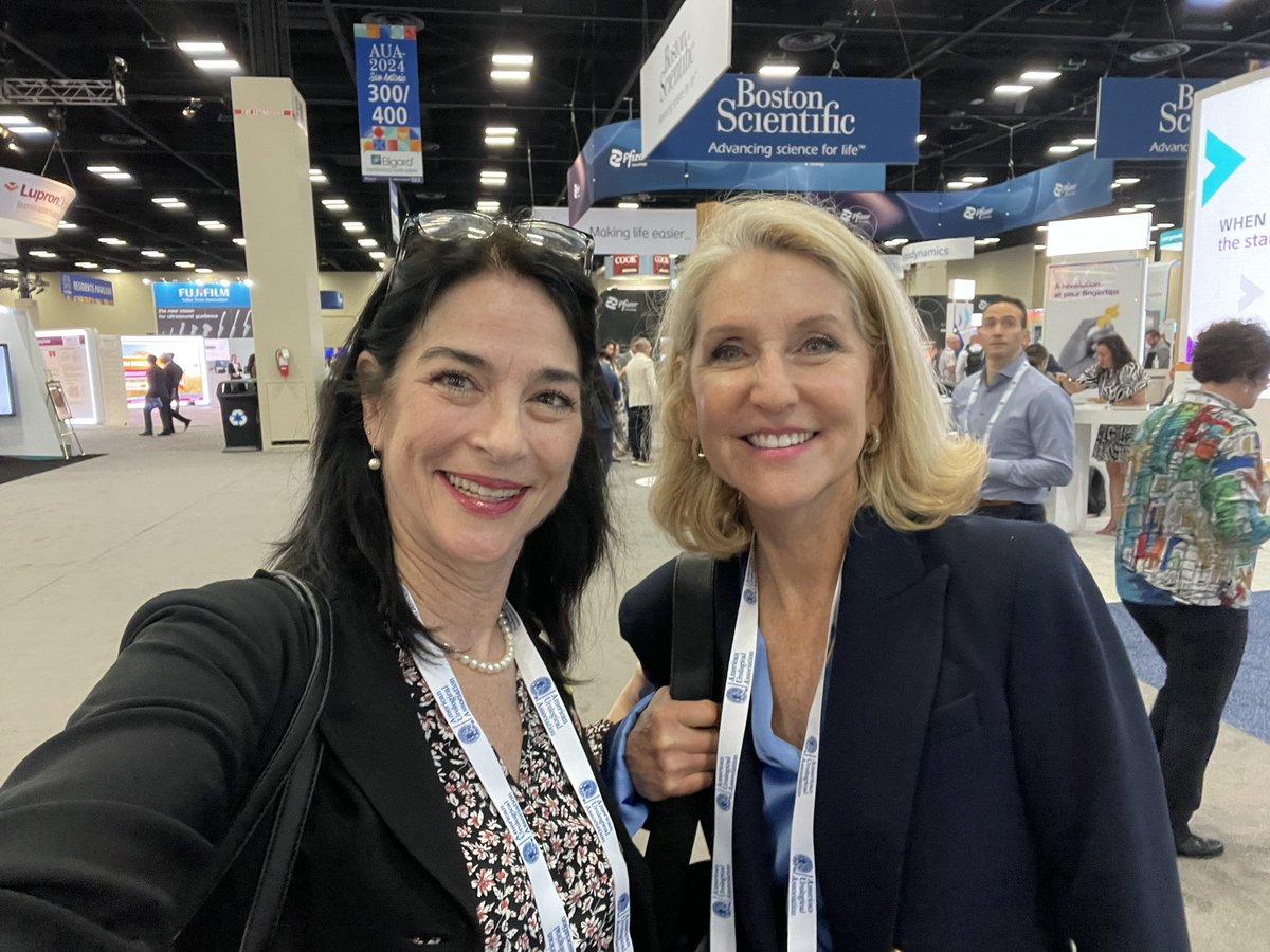 Always great reconnecting with inspiring women pals #AUA2024 @bsc_urology Lee Sullivan is one-of-a-kind! @SWIUorg