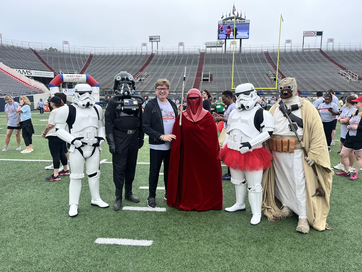 Thank you to everyone who is here at the 4th Annual Be a Part of the Cure Walk today! We are so grateful to have so many community members support in the fight against cancer in Arkansas! ￼#BeAPartOfTheCureWalk